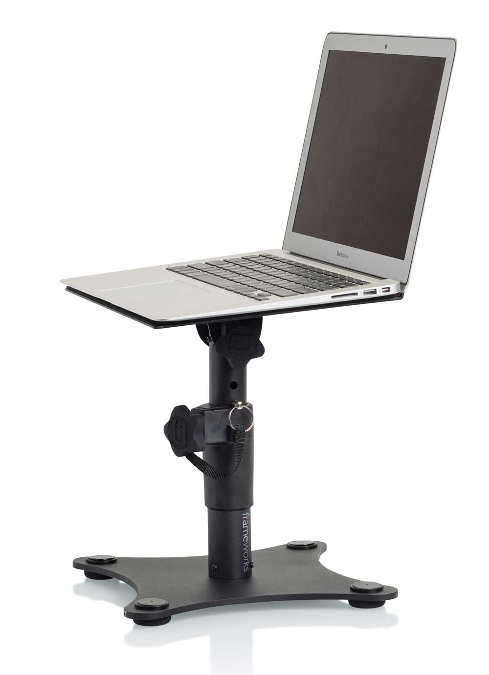 AxcessAbles - Soporte ajustable para monitor de estudio (par) | Soporte de  pie grande para monitor de estudio de grabación | Soportes de altavoces de